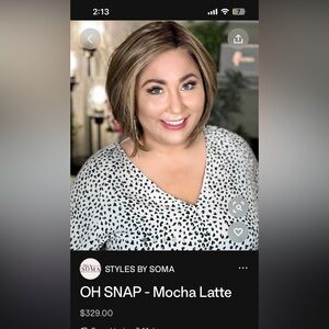 Styles by Soma Ohhh Snap wig.